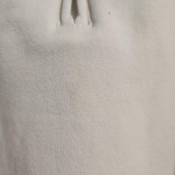 Athleta Forever Fleece 1/4 Zip Sweatshirt Bone Color size XL - Picture 8 of 11